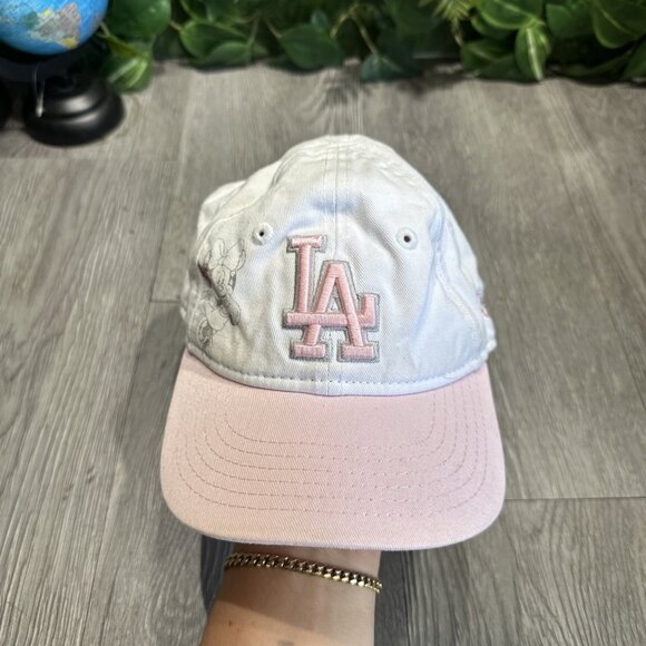 Disney LA Dodgers Toddler New Era Baseball Adjustable Hat Minnie Mouse Pink - Picture 1 of 9
